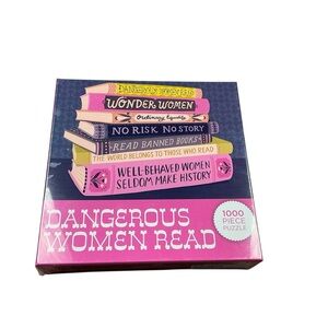 NWOT Dangerous Women Read 1000 Piece jigsaw Puzzle
